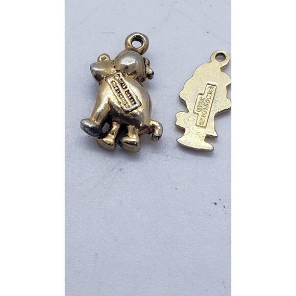 Vintage Peanuts Lucy Charm Snuffy Elephant Pendant United Disney Japan Set Rare - Picture 2 of 7